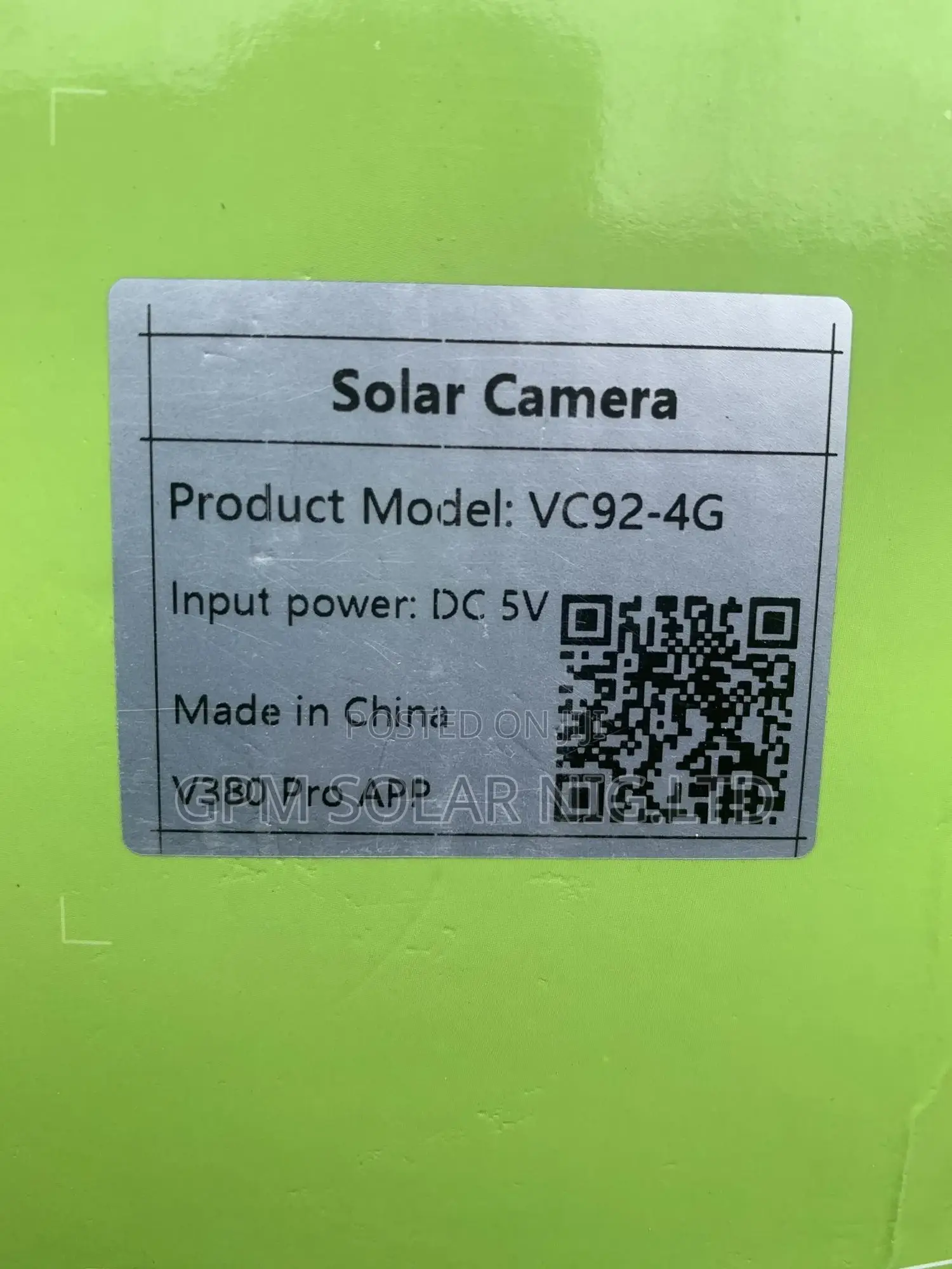 Solar CCTV Camera 3 Lence With