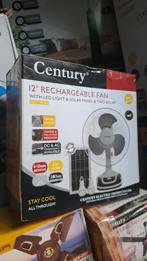 Solar Table Fan With Panel for Home's/ Hotels/ Lounges/ Offices/ Bars