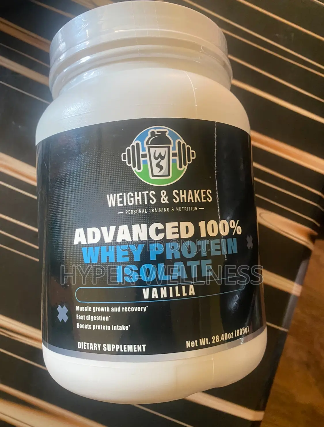 Weights and Shakes Whey Protein Isolate 1.7lb