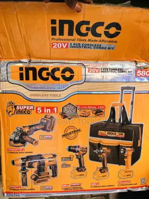 Ingco 5 in 1 Cordless Tool Set