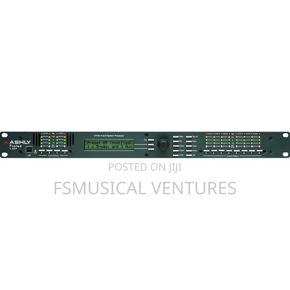 Ashly Protea 4.8sp - 4 Input, 8 Output Digital Speaker Processor