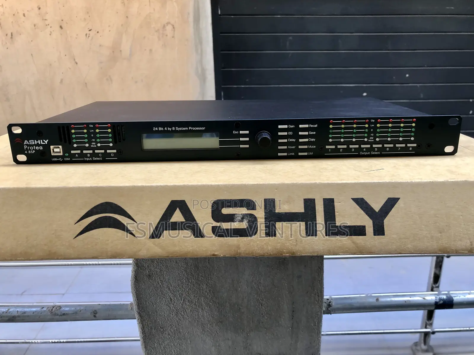Ashly Protea 4.8sp - 4 Input, 8 Output Digital Speaker Processor