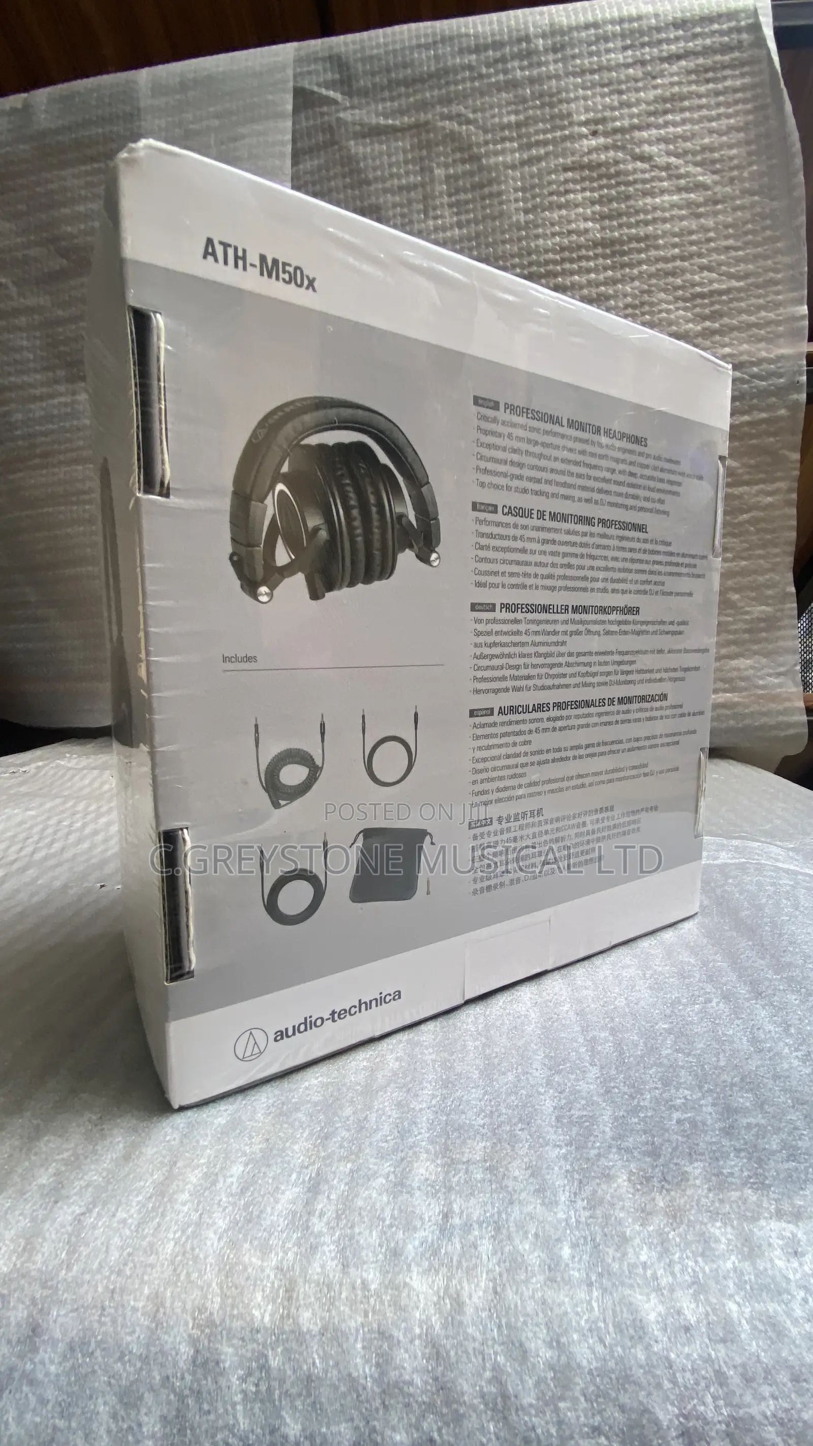 Studio Headphone M50x Audio Technica