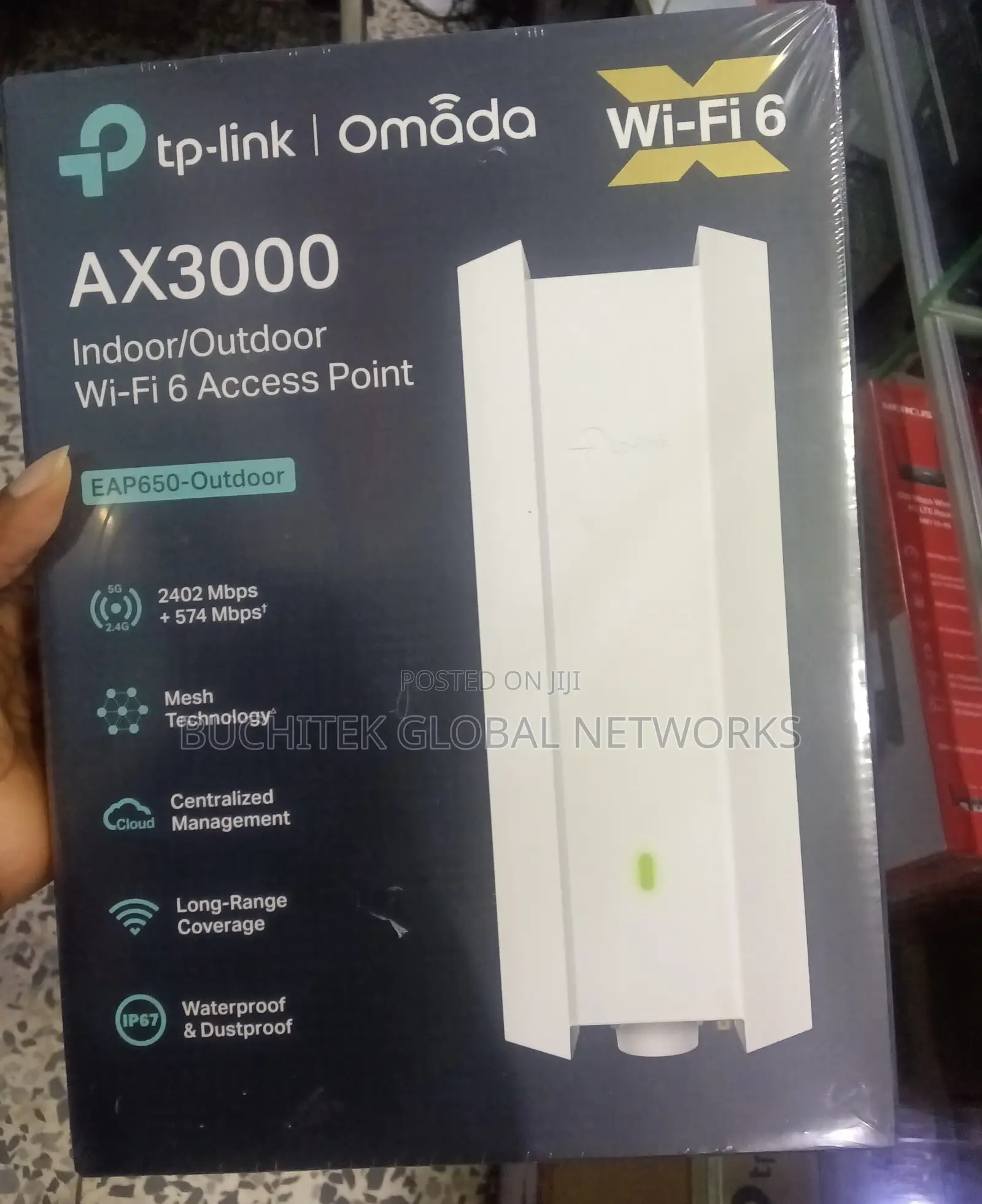 Tp-Link Omada Eap650-Outdoor Wifi 6 Access Point