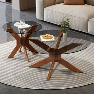 2 in 1 Glass Center Table