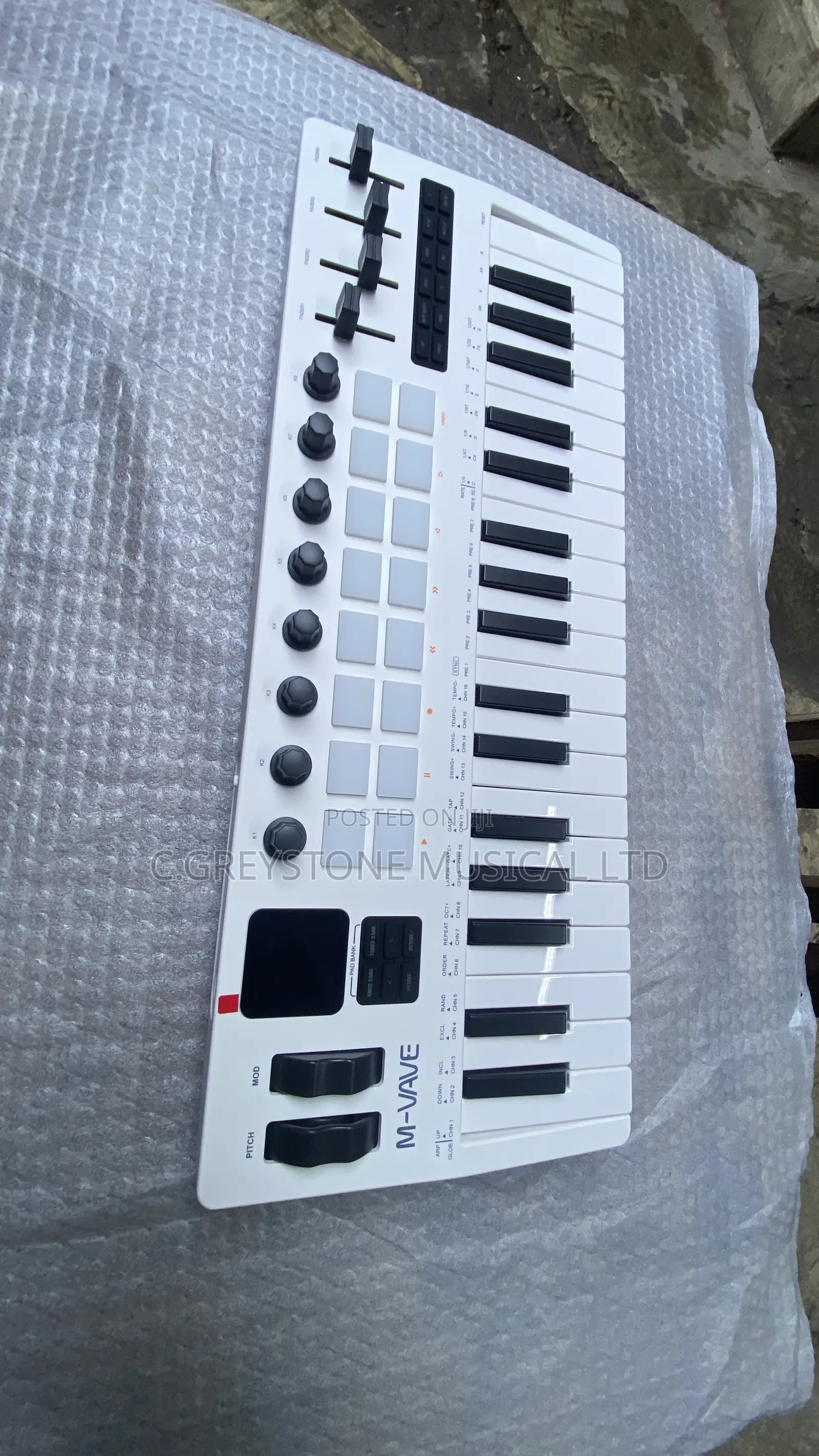 Midi Keyboard Mvave 37 Pro