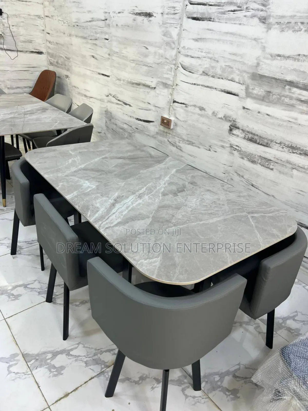Marble Top Dining Table