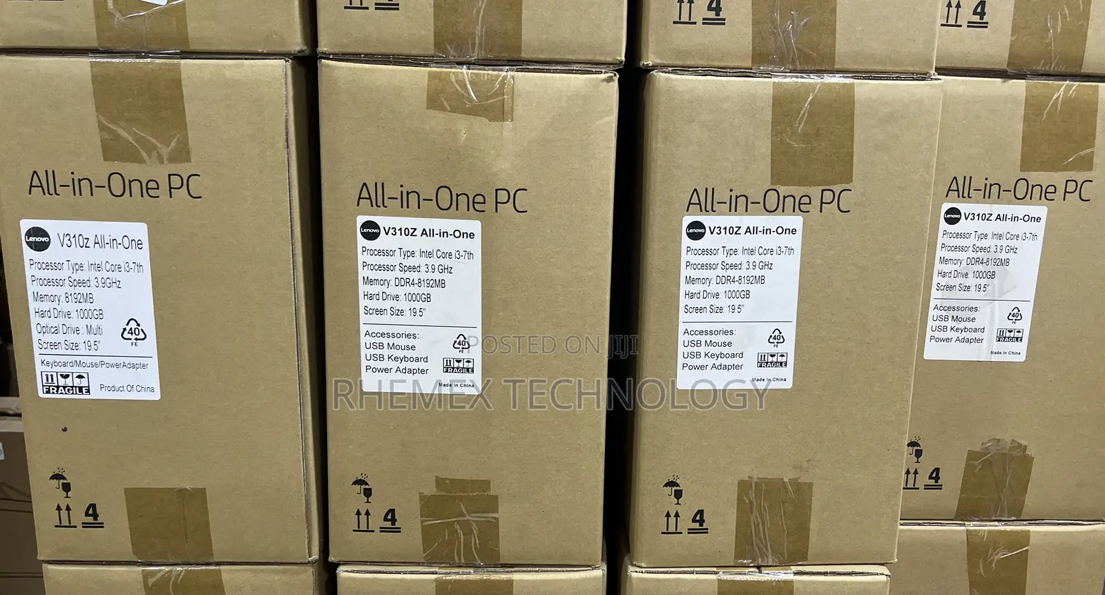 New Desktop Computer Lenovo V310z AIO 8GB Intel Core i3 SSD 256GB