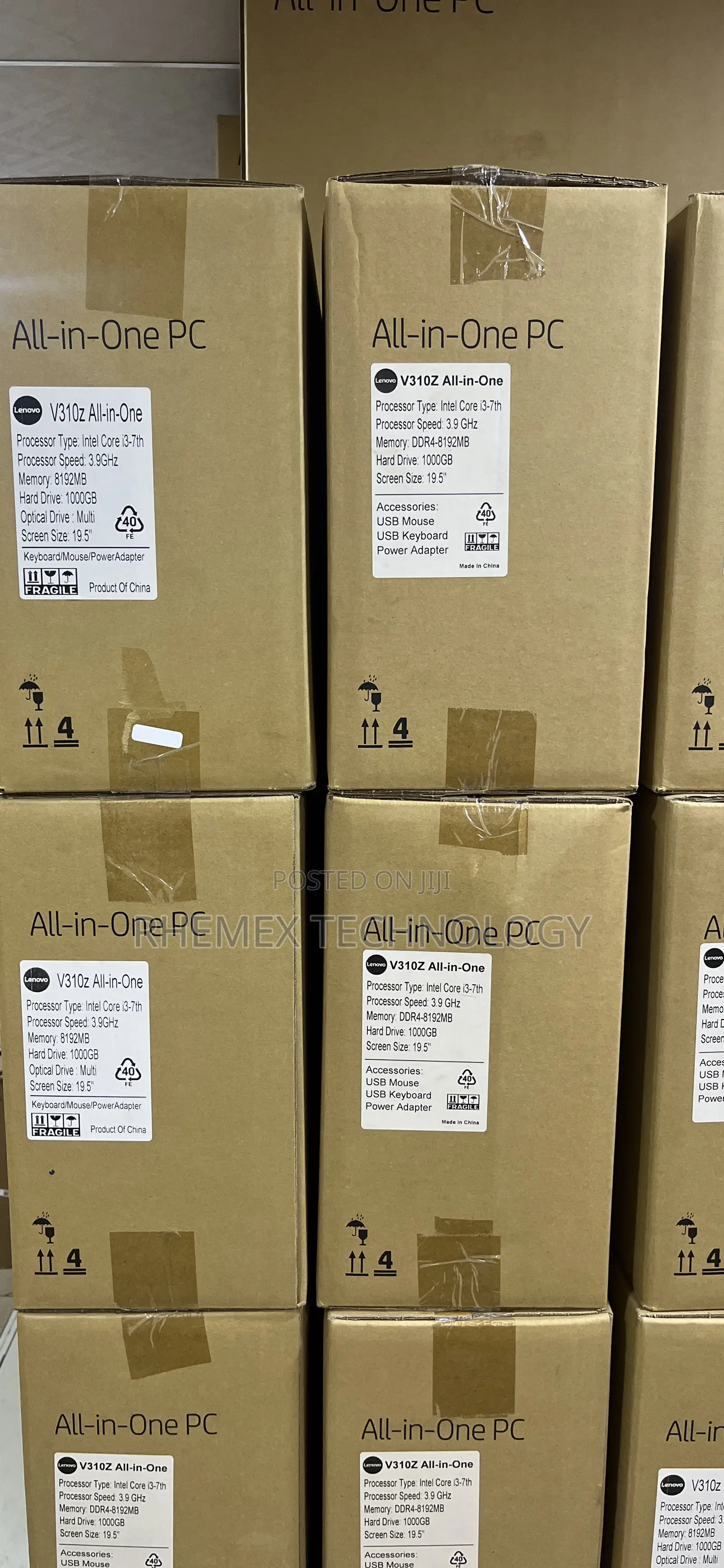 New Desktop Computer Lenovo V310z AIO 8GB Intel Core i3 SSD 256GB