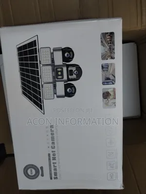 Three Lens Solar Camera With Led Light