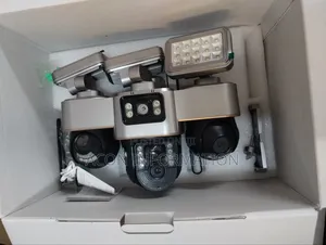 Three Lens Solar Camera With Led Light