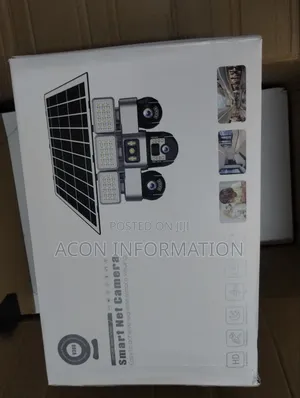 Three Lens Solar Camera With Led Light