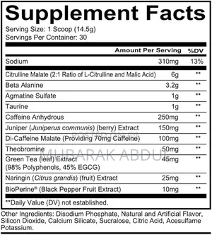 Total War Pre Workout