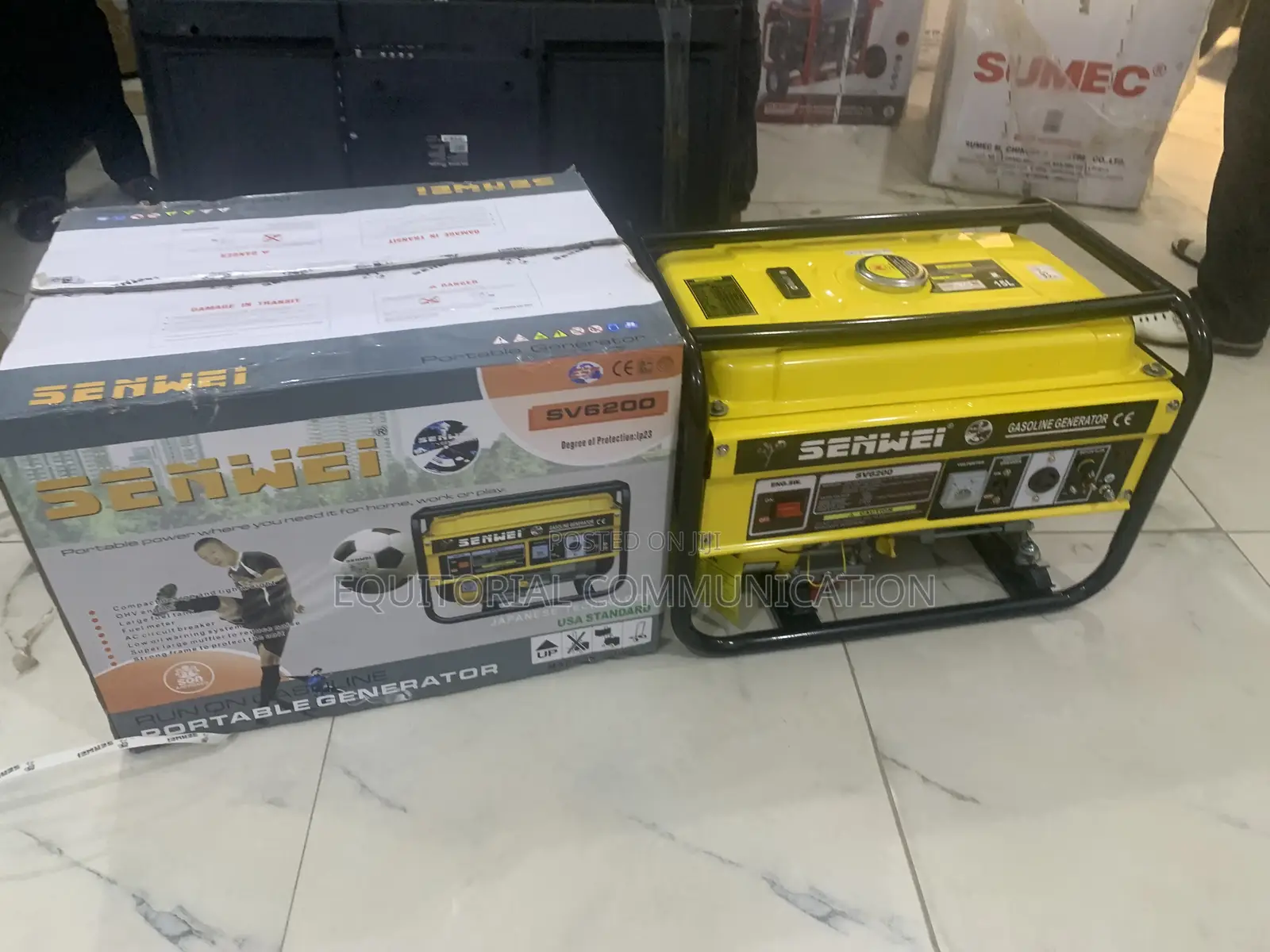 Senwei Sv6200 Engine Generator Instruction Handbook