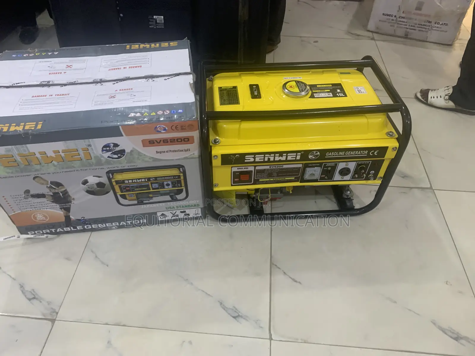 Senwei Sv6200 Engine Generator Instruction Handbook