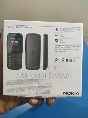 New Nokia 106 Black