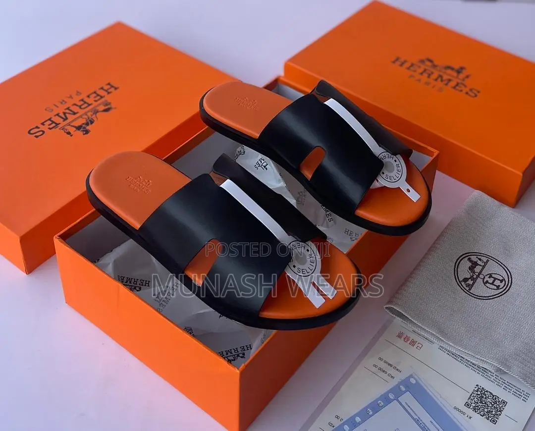 Hermes , Bally And Versace Slipers 40-46