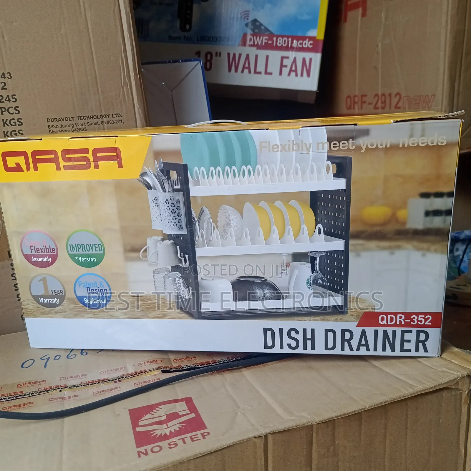 Qasa 3 Layer Dish Rack/Drainer