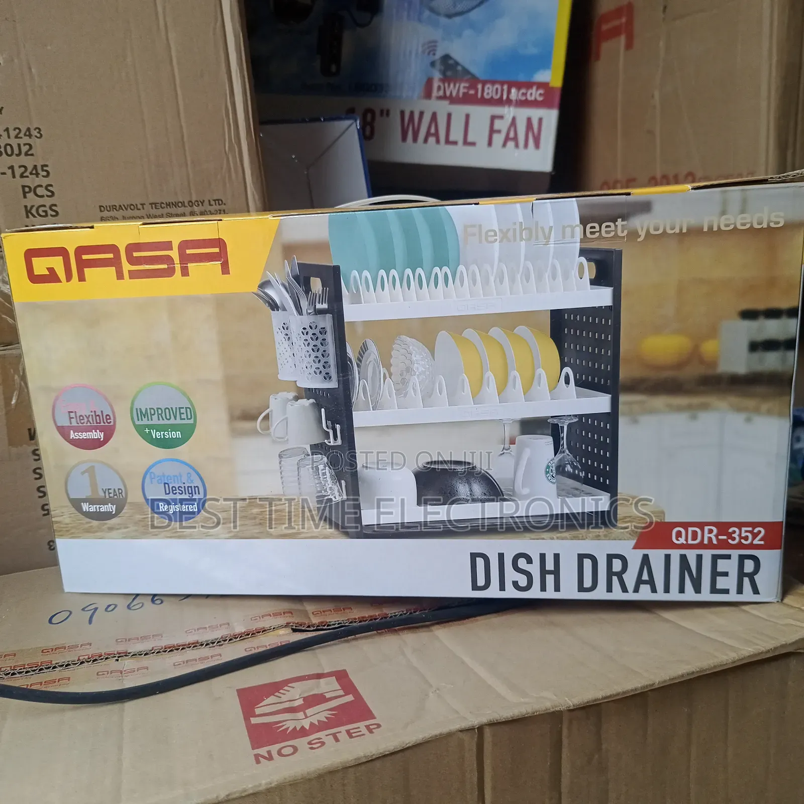 Qasa 3 Layer Dish Rack/Drainer