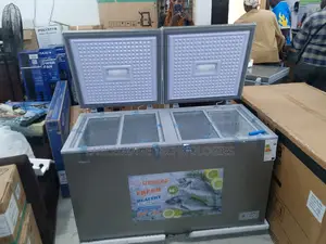 Snowsea 420l Double Door Deep Freezer - Two Compartments for Better Ac