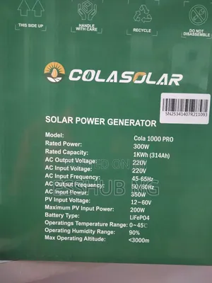 Colasolar 1000pro Solar Generator