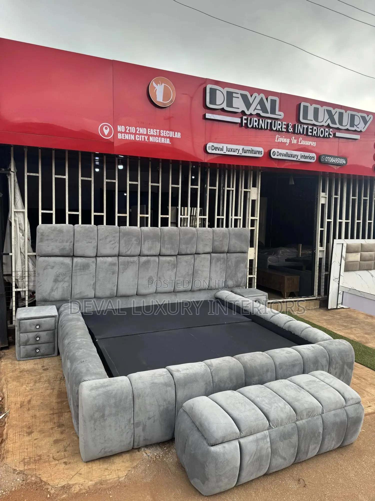 New Design 6 by 6 Bedframe. With Storage Space And
