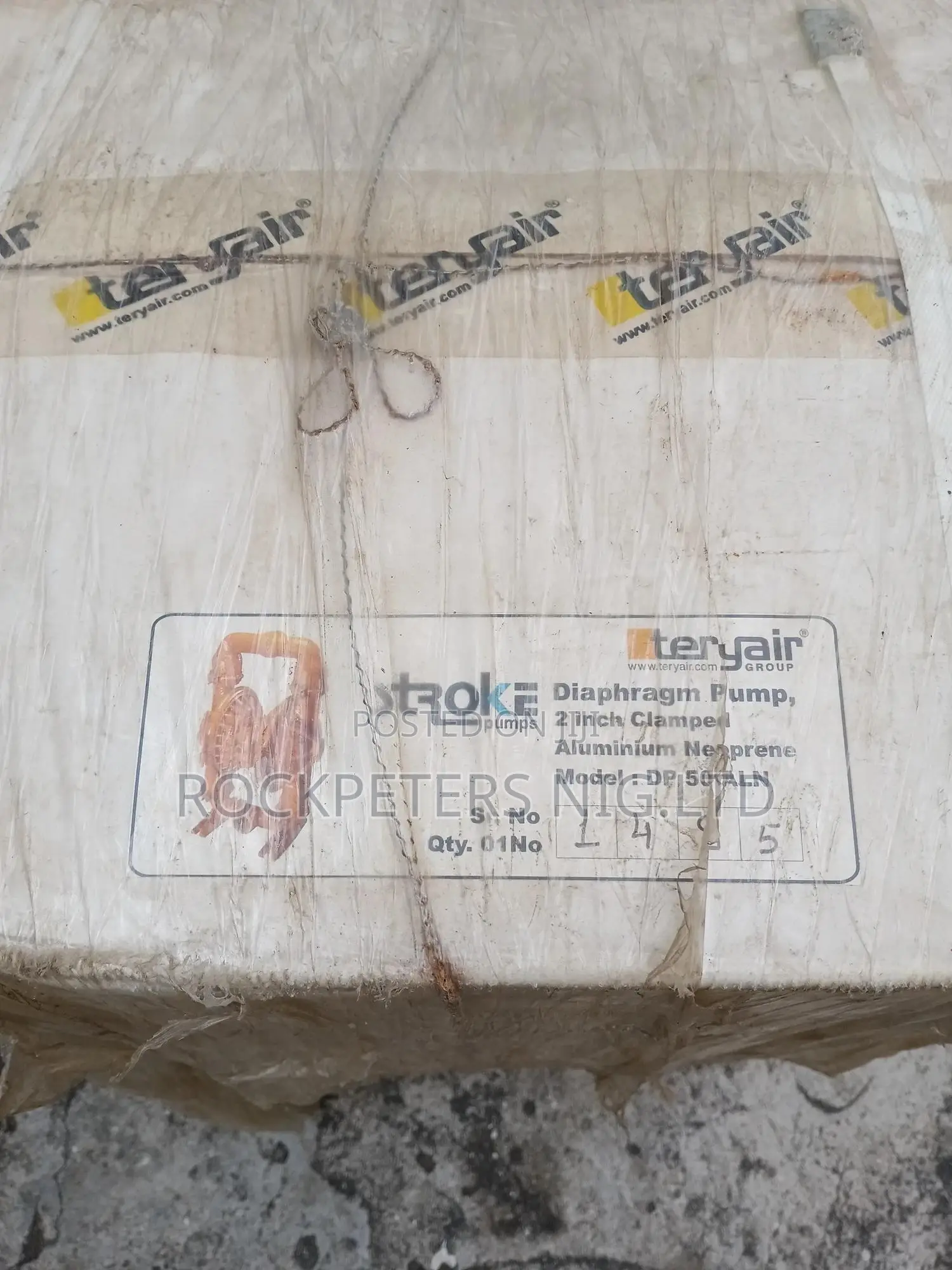 Teryair Dp-50 Aln Pneumatic Diaphragm Pump