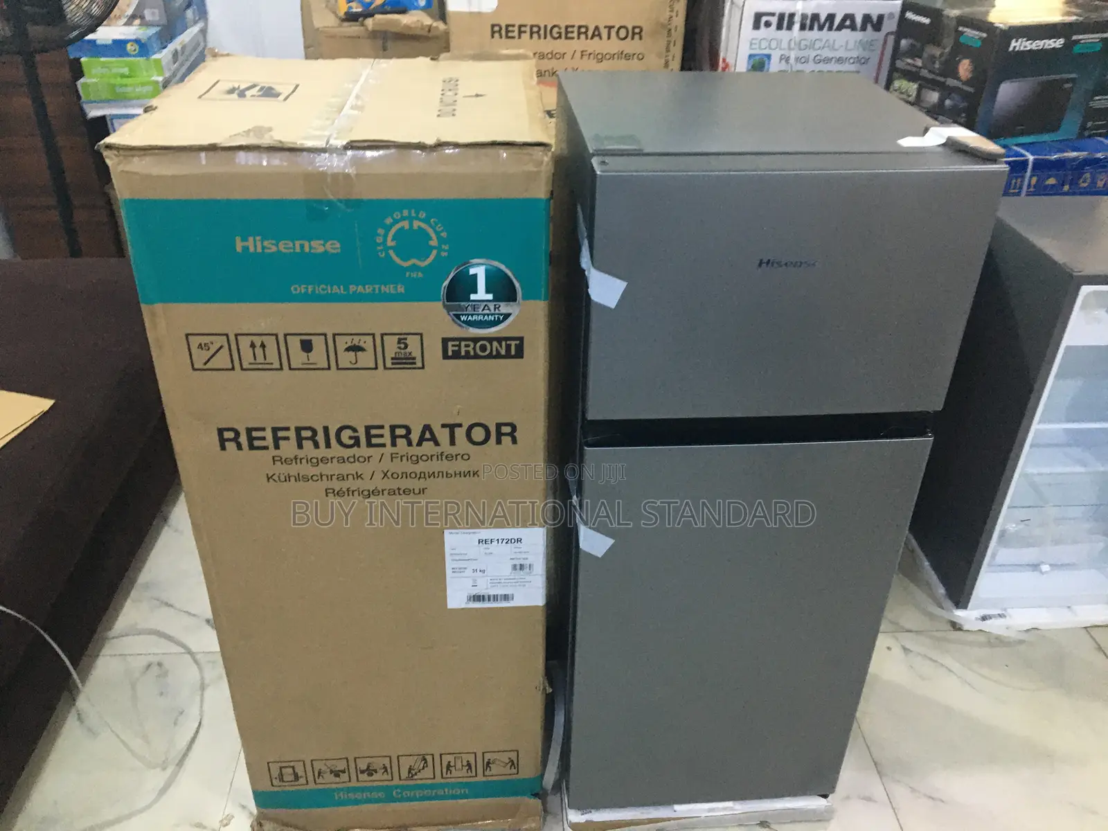 Hisense 124l Double Door Refrigerator – Compact Home Fridge