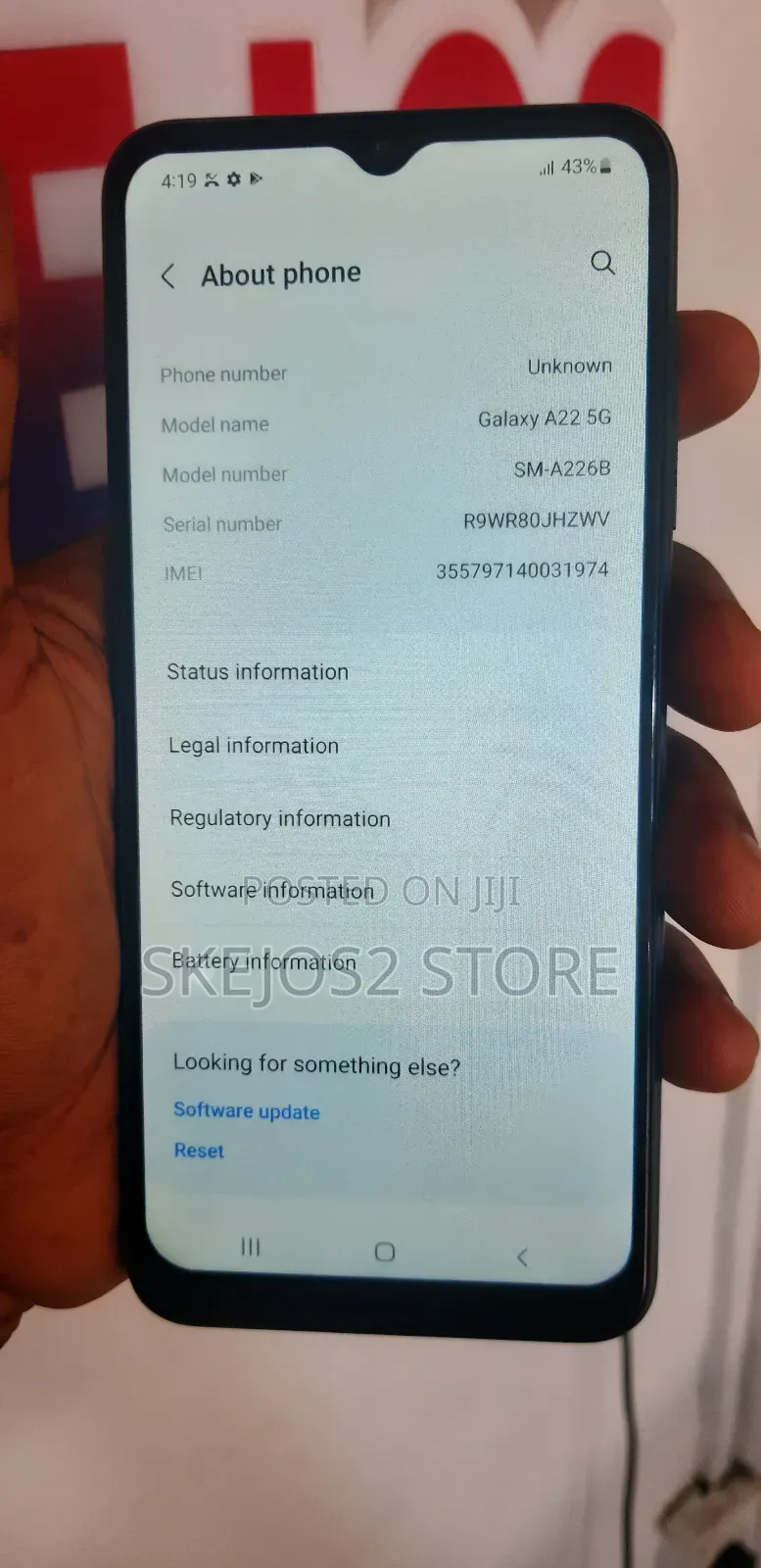 Samsung Galaxy A22 5G 128 GB Black