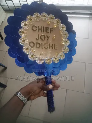 Bold Sequins Handfan