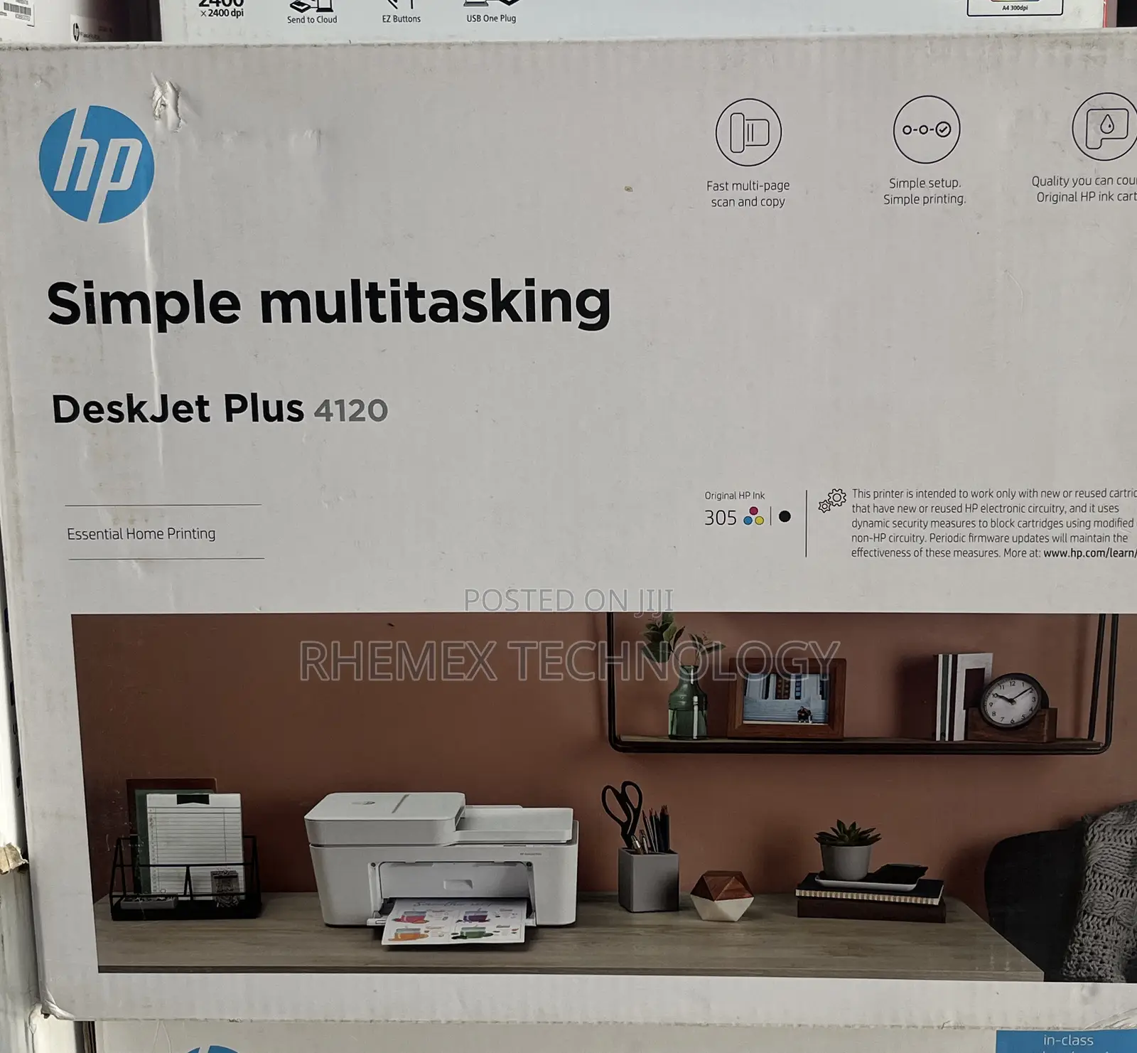Hp Deskjet Plus 4120 All-in-one