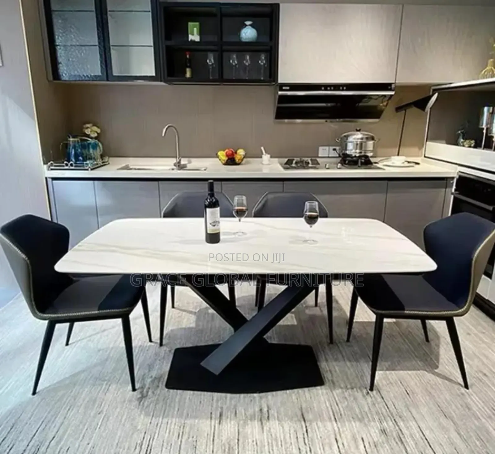 Classic Dining Table and Chairs