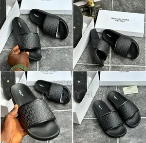 Best Selling Micheal Kors Slides Black/Brown