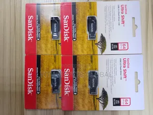 Sandisk Ultra Shift Usb 3.2 Gen 1 Flash Drive - 64gb (Black)