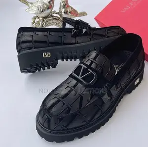 Valentino Patterned Loafers Shoe
