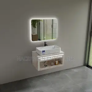 80cm Cabinet Basin With Led Mirror
