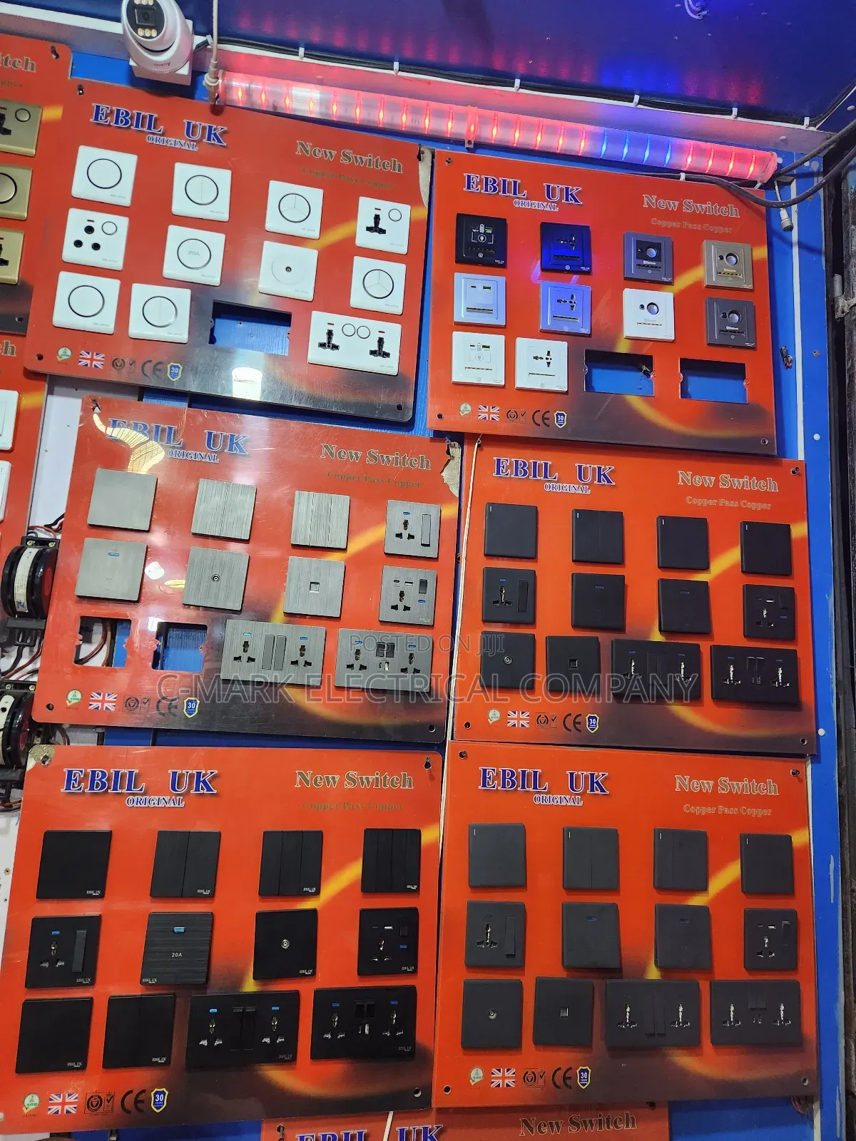 Original Switches and Socket England