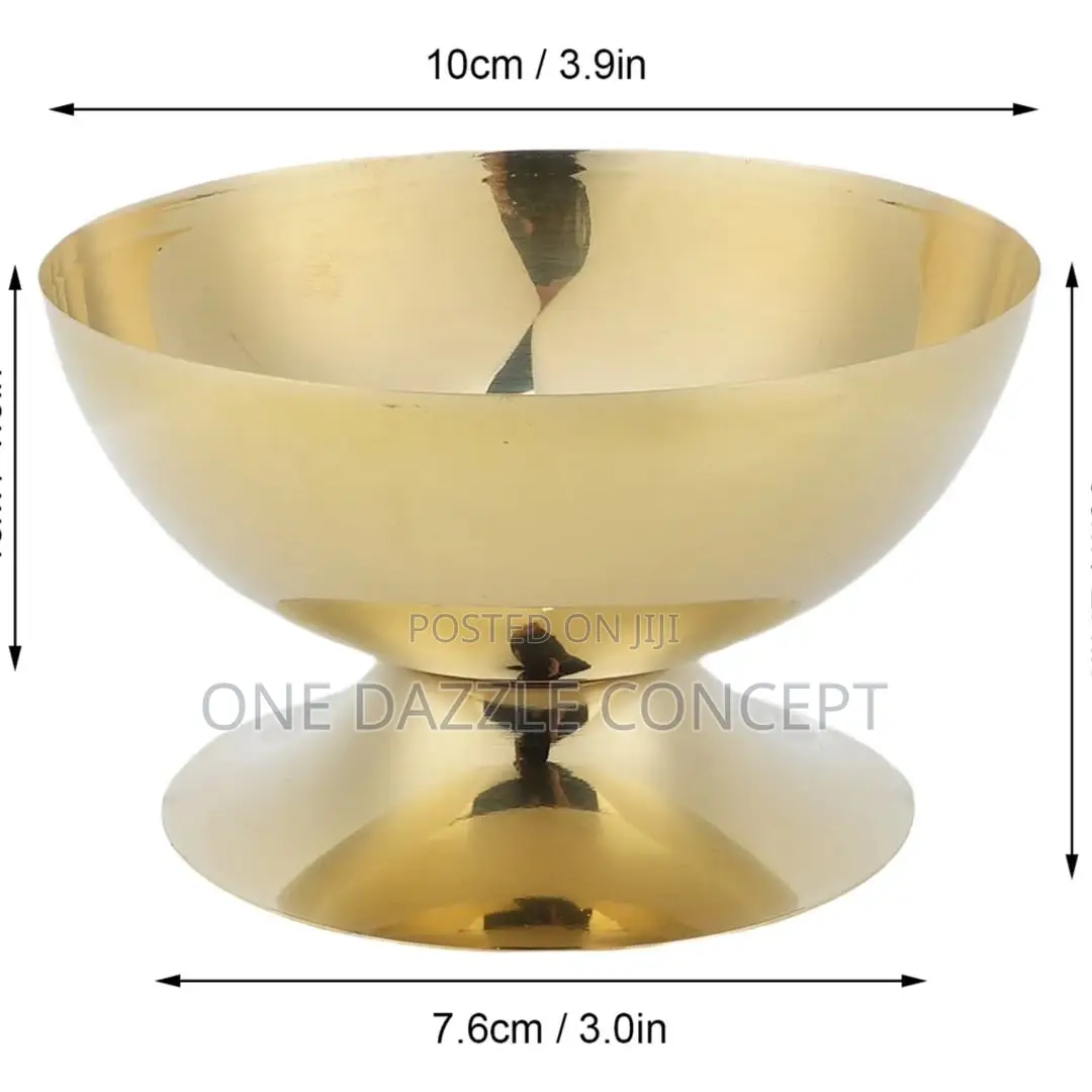 Hexagonal Golden Bowl