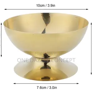 Hexagonal Golden Bowl