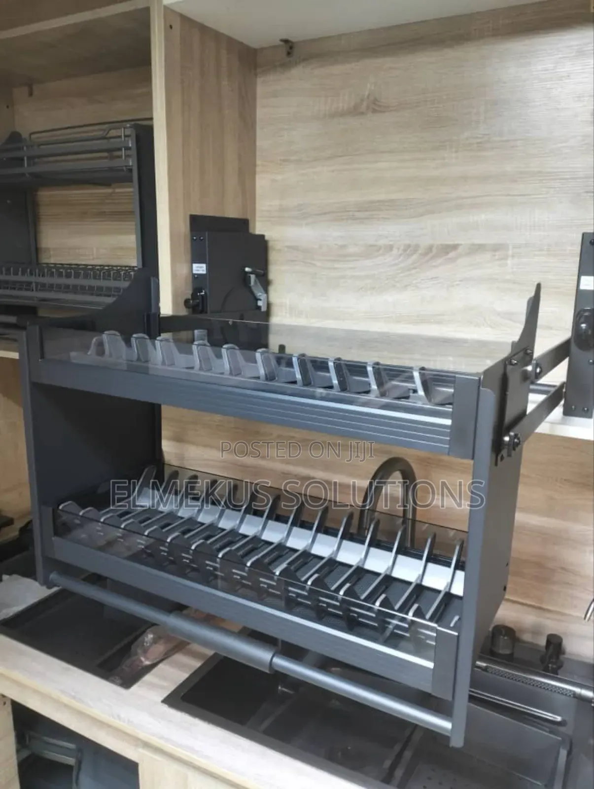 80cm Glass Pulldown Platerack (Elevator)