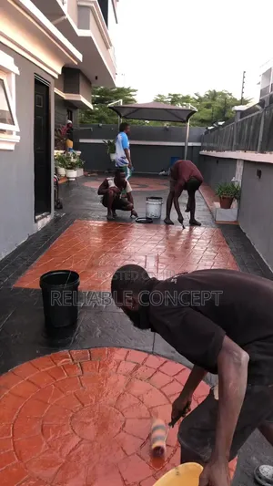 Stamped Concrete Floor