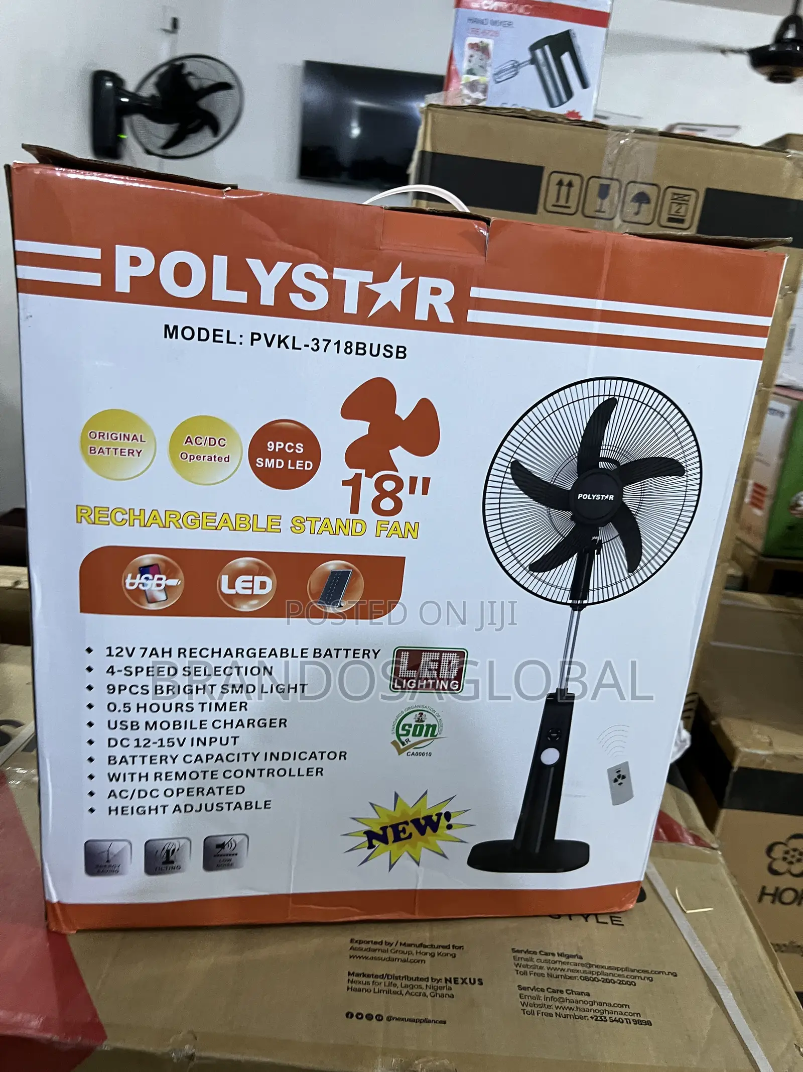 Polystar Pvkl-1878busb 18-inch Fan | Backup Cooling Solution