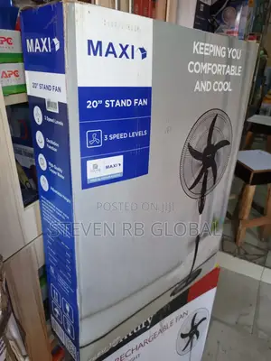 Maxi Standing Fan 20 Inch – Black (50-12pb)