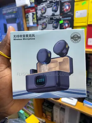 Double Wireless Lavalier Microphone Usb-C Android iPhone Lightning