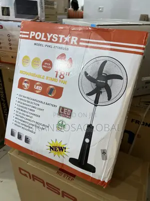 Polystar PVKL-1878busb 18" Fan | Sturdy Base for Stability