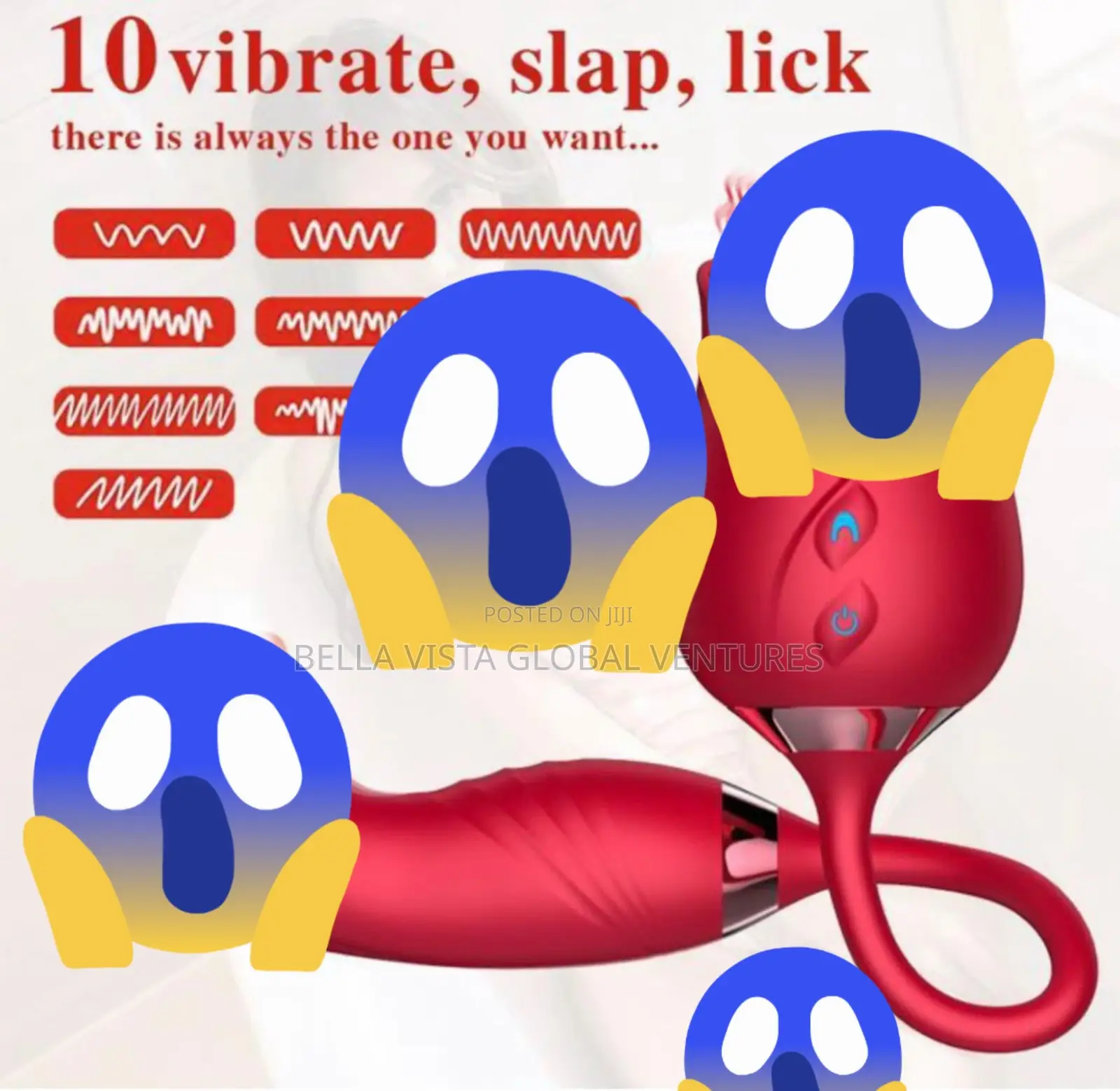 Double Rose Licker Vibrator