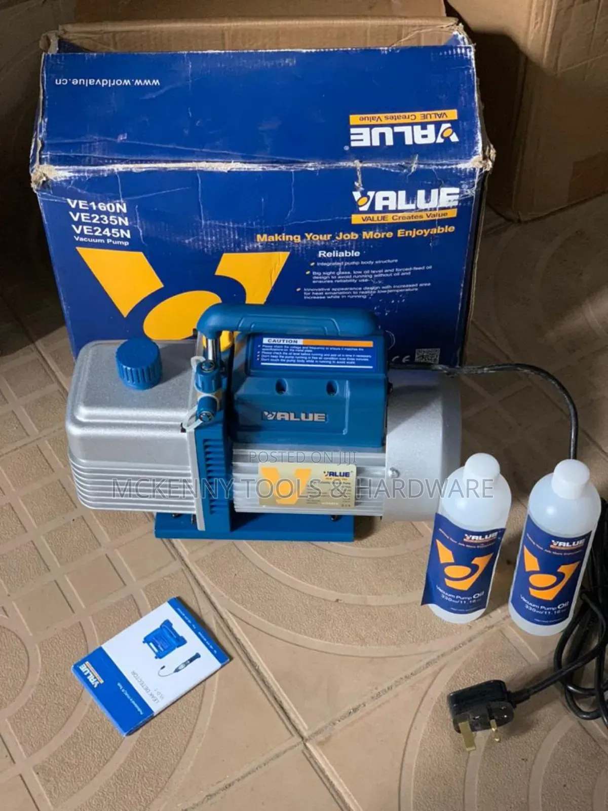 Value Ve160n Single-stage Vacuum Pump.