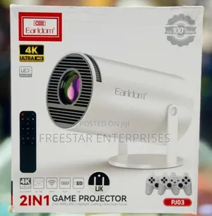 Earldom Projector With 2 Game Pads.