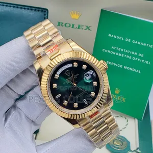 Rolex Gold Chain Watch