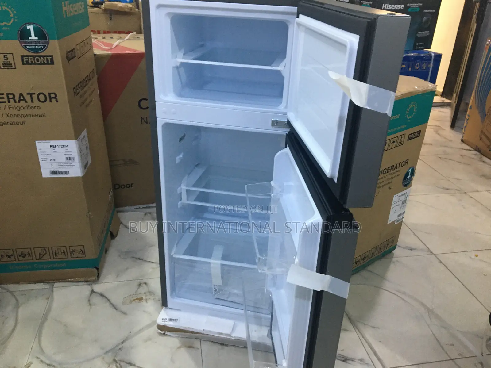 Hisense 124l Double-Door Refrigerator – Quiet Operation